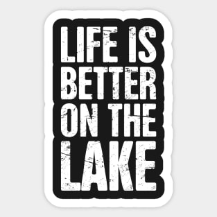 Life Is Better On The Lake | Bass Fishing Sticker